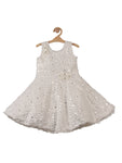 Furr Party Frock - White
