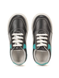 Laced Casual Shoes - Black