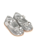 Mary Jane's Belle With Applique Detail - Silver