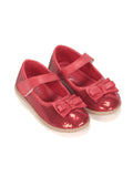 Mary Jane's Belle With Applique Detail - Red