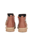 Leatherette Boots - Brown