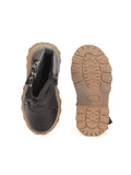 Leatherette Boots - Black