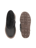 Leatherette Boots - Black
