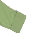 Band Collar Premium Cotton Solid Shirt - Green