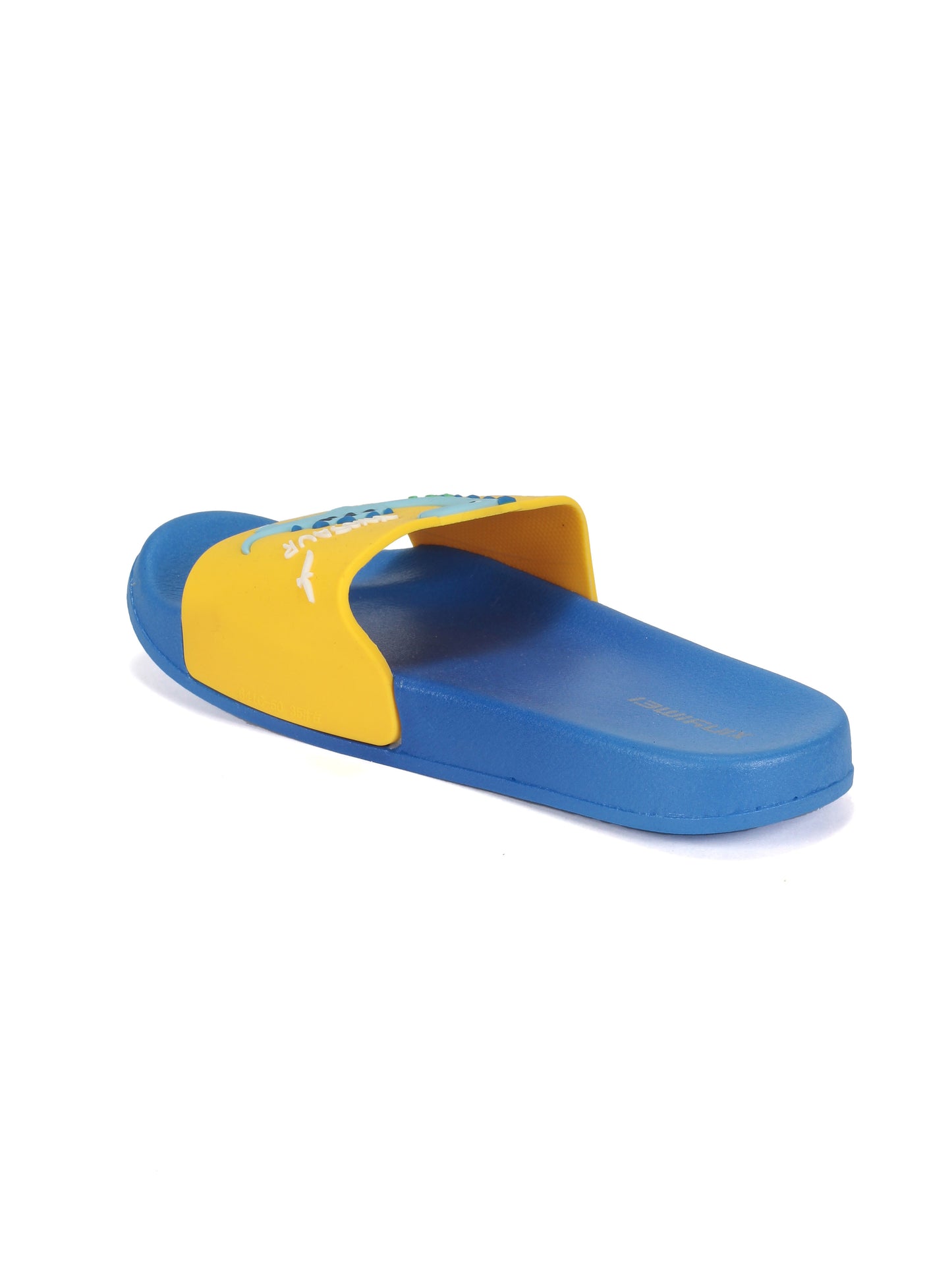 Dinosaur Print Slippers - Navy Blue