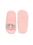 Elephent Print Slippers - Pink