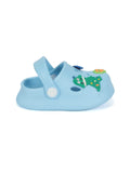 Cute Baby Applique Anti-Slip Clogs - Blue