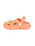 Toy Applique Anti-Slip Clogs - Orange