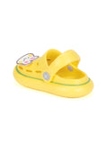 Butterfly Applique Anti-Slip Clogs - Yellow