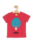 Parachute Patch Red Tshirt