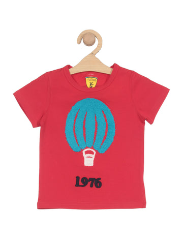 Parachute Patch Red Tshirt