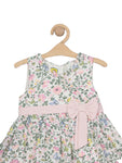 Floral Print Cotton Frock - Pink