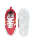 Laced Casual Shoes - Red