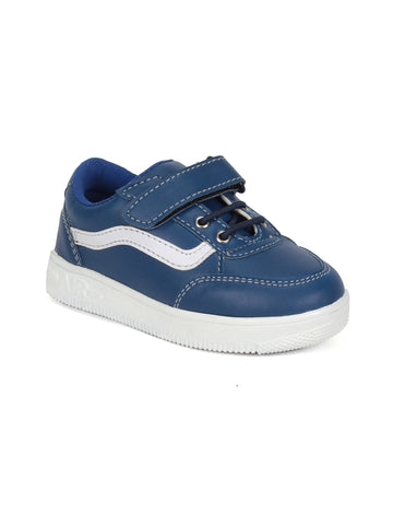 Casual Shoes With Velrco - Blue