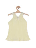 Sleeveless Self Top - Yellow