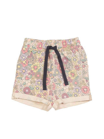 Premium Hosiery Cotton Floral Print Shorts - Multi