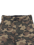Camouflage Elastic Waist 6 Pocket Jogger Jeans - Green