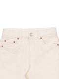 Mild Distressed Denim Shorts - White