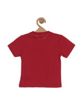 Premium Cotton Printed Tshirt - Red
