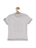 Premium Cotton Printed Tshirt - White