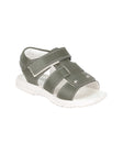 Sandals With Velcro Closure - Green