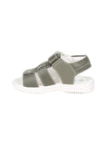 Sandals With Velcro Closure - Green