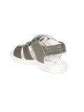 Sandals With Velcro Closure - Green