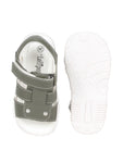 Sandals With Velcro Closure - Green