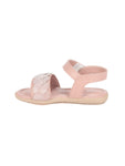 Party Sandals With Velcro Closure - Pink