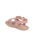 Party Sandals With Velcro Closure - Pink