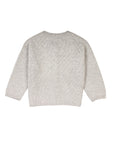 Grey Bear Front Open Sweater