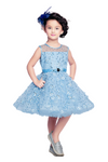 Sky Blue Party Frock