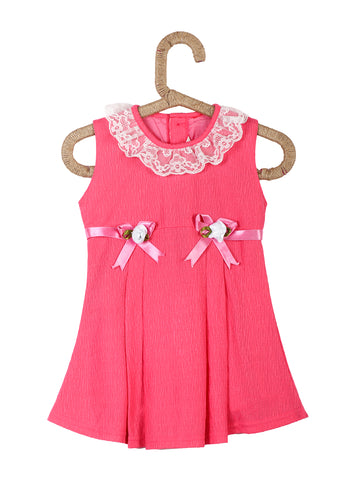 Pink Frock With Bows
