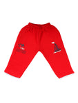 Red Blue Ship Sweatshirt With Red Lower