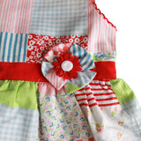 Printed Check Frock - Lil Lollipop