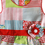 Printed Check Frock - Lil Lollipop