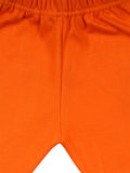Orange Hooded Sweatshirt With Orange Lower