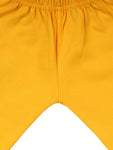 White Hooded Star Sweatshirt With Yellow Lower
