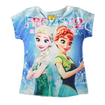 Girls Frozen Print Top - Lil Lollipop