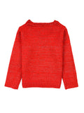 Red Round Neck Sweater