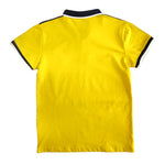 Blue Yellow Striped Collar Tshirt Half Sleeve - Lil Lollipop