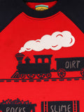Red Train Print Full Sleeve Tshirt