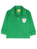 Green Full Sleeve Polo Tshirt