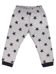 Navy Blue Star Sweatshirt With Star Print Lower