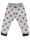 Navy Blue Star Sweatshirt With Star Print Lower