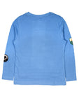 Blue Round Neck Full Sleeve T-Shirt