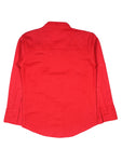 Red Black Polka Dot Full Sleeve Shirt