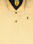 Yellow Polka Dot Kurta With Black Pajama