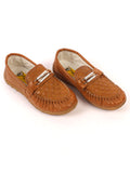 Tan Leatherette Loafers