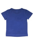 Blue Half Sleeve Fish Print T-Shirt